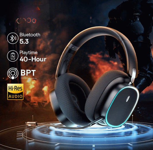 Gaming Wireless Headphone with Mic Over-Ear Headphones Bluetooth Headsets