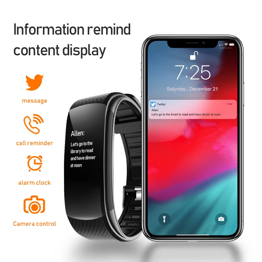 Original Fitness Smart Watch Heart Rate Monitor Waterproof Smartwatch for Men Women iPhone Android 2023