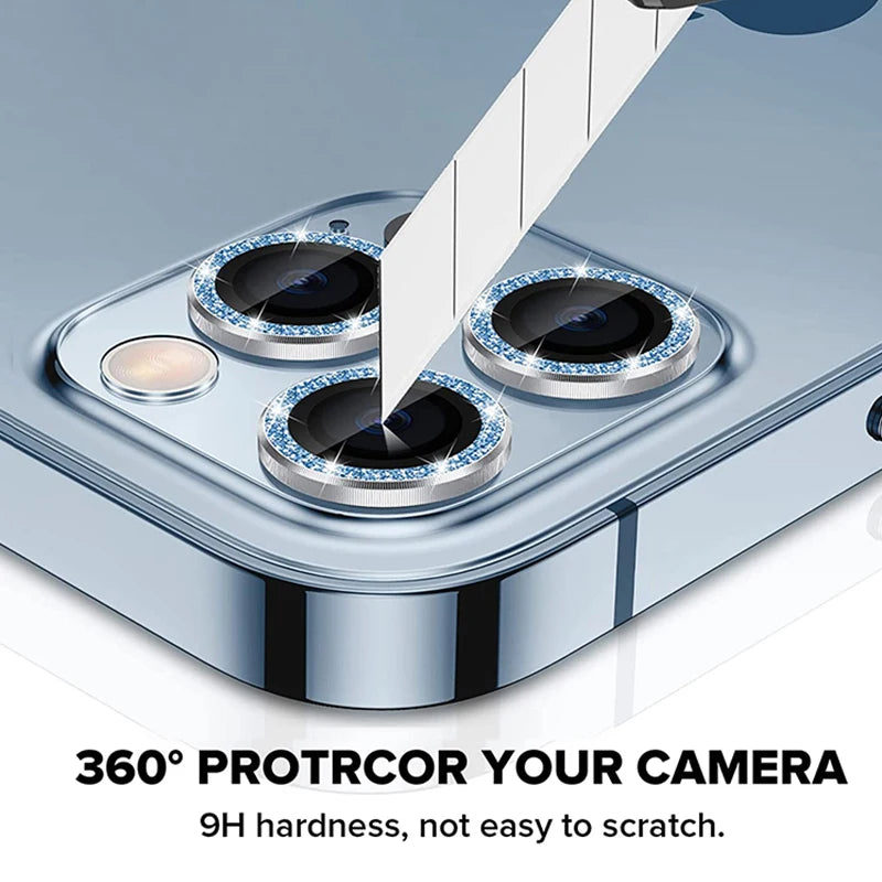 Lens Metal Ring Protector Glass for iPhone 11 12 13 Pro Max Camera Lens Protection On iPhone 12 15 13Pro 14 Pro Max Camera Film