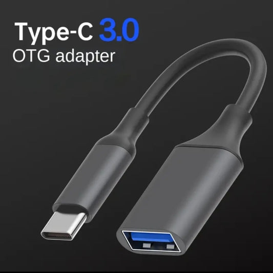 Type C Cable Adapter USB to Type C Adapter Connector for Xiaomi Samsung S20 Huawei OTG Data Cable Converter for MacBook Pro