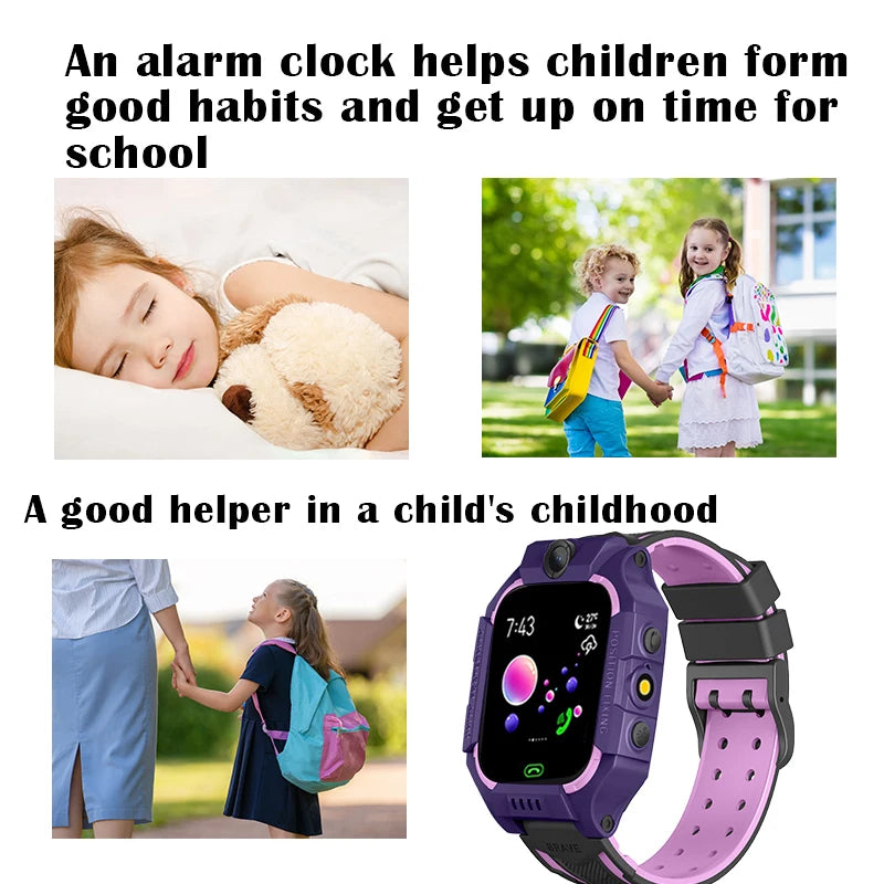 Children's Smart Watch Girl Boy-Smart Watch Children's Watch Age 4-12 Years Old, Intelligence Learning Game Camera Micro Chat Al