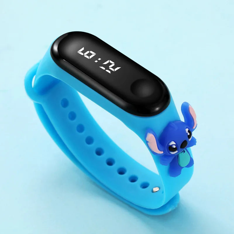 Disney Kids Digital Watch Children's Watch Sports Touch Electronic LED Waterproof Kids Watch Gifts