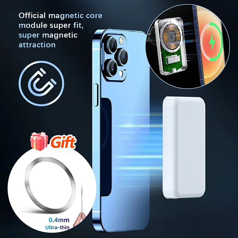 300000mAh Magnetic Wireless Power Bank For iphone