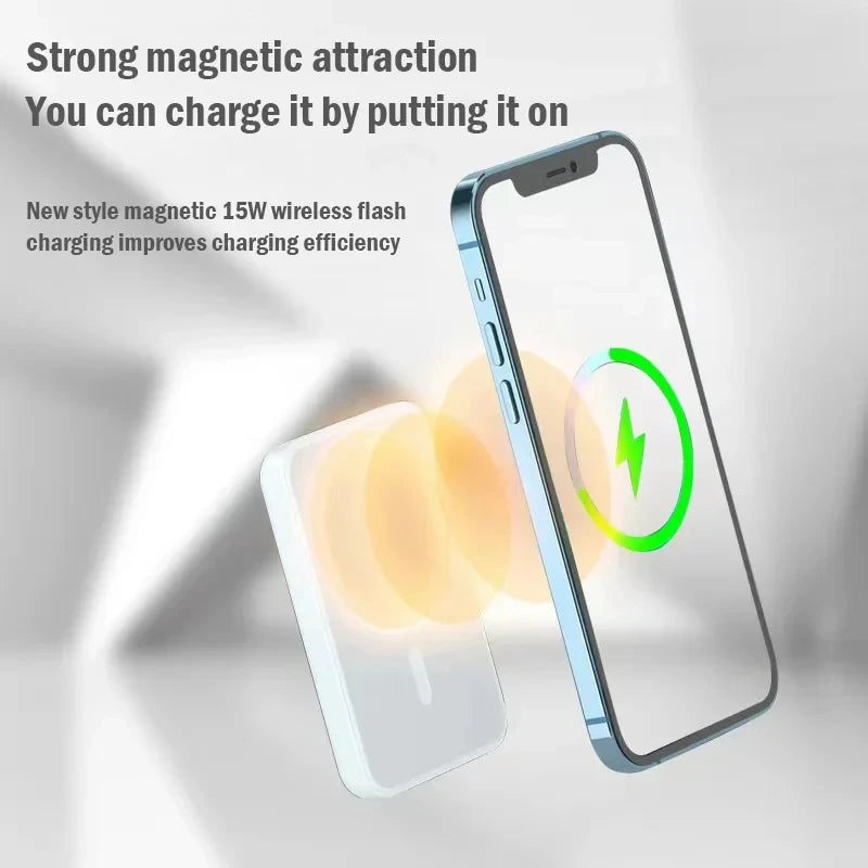 300000mAh Magnetic Wireless Power Bank For iphone