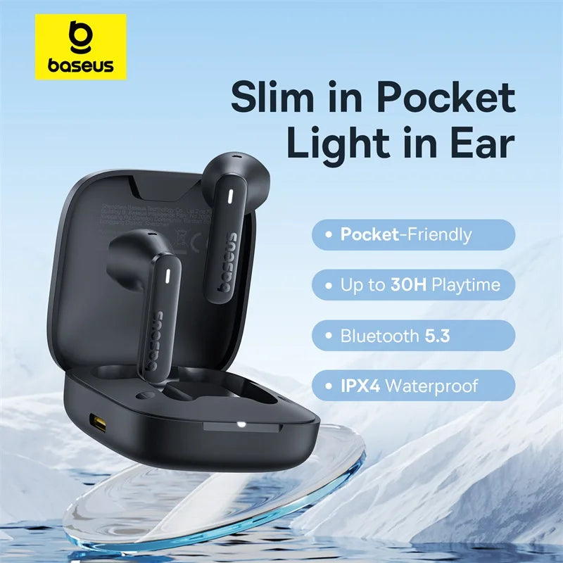 Wireless Earphone Bluetooth 5.3 Earphones ,Long Battery Life Waterproof