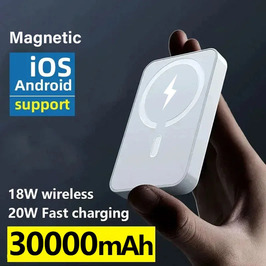 300000mAh Magnetic Wireless Power Bank For iphone