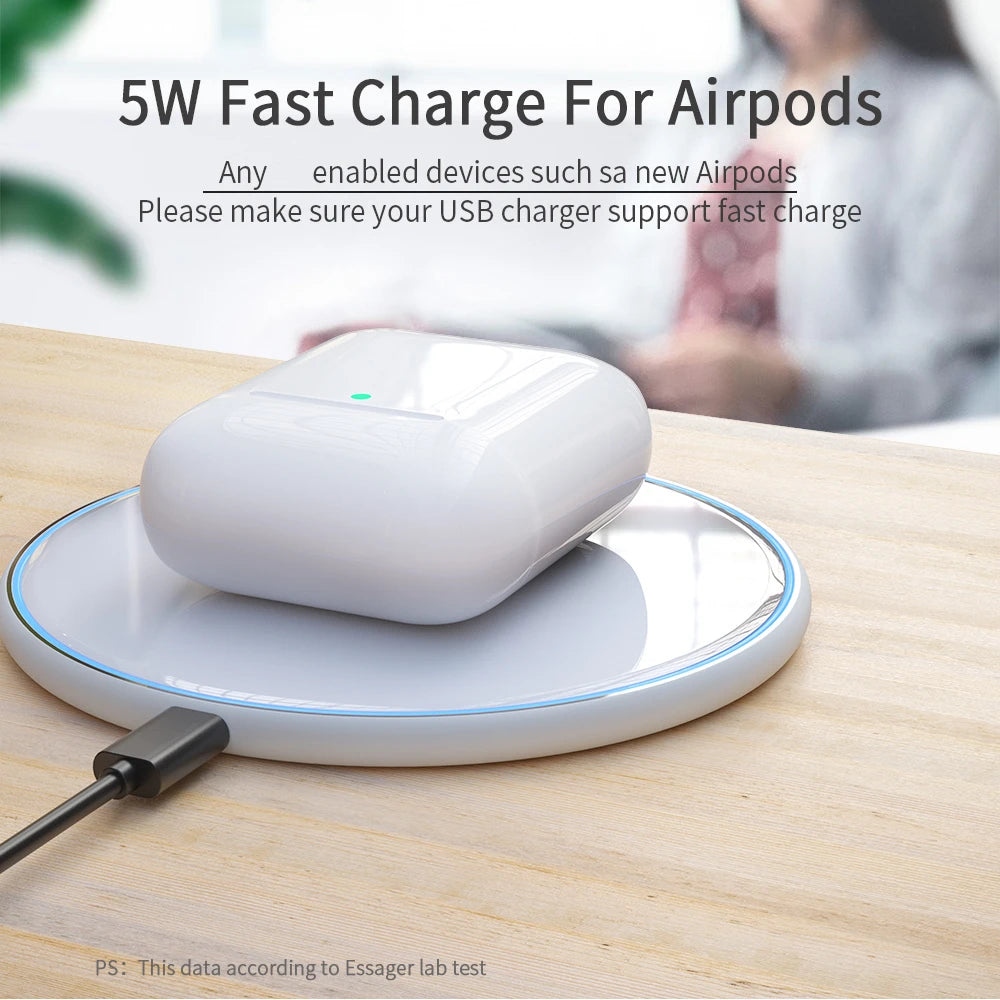 Wireless Charger Pad 30W Fast Charging for Samsung S23 S22 S21 S20 iPhone 15 14 13 12 11 XR XS 8 Airpods Pro Quick Charge