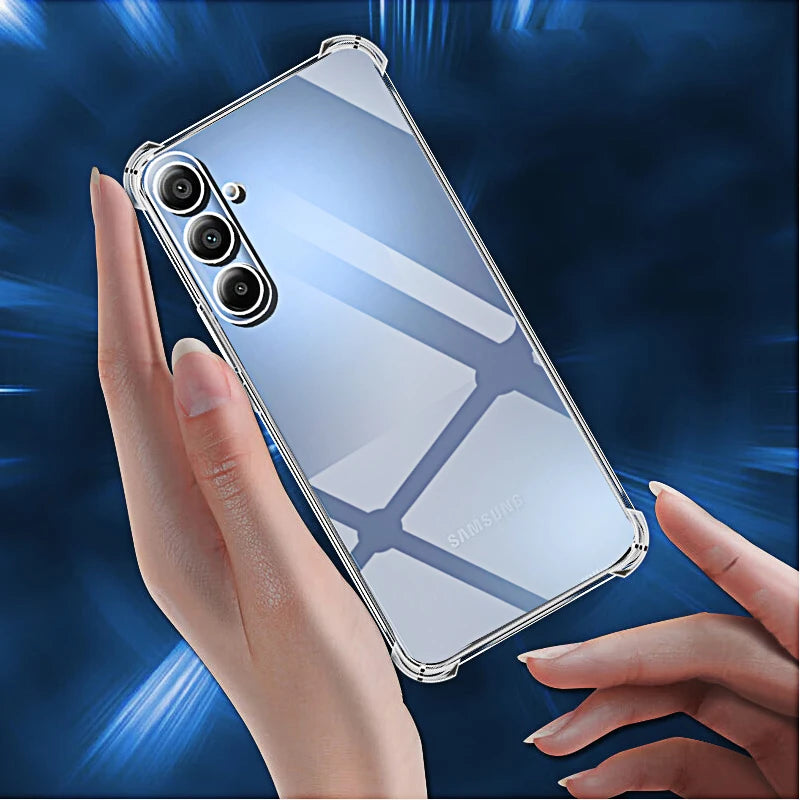 Transparent Phone Case for Samsung Galaxy A15 4G 5G Back Cover A55 A35 A25 A05S A05 A54 A34 A24 A14 4G 5G A04S A04 A04e Shell