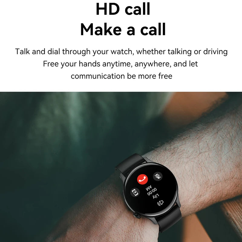 AMOLED Smart Watch Ladies Health Tracker Voice Calling For Xiaomi