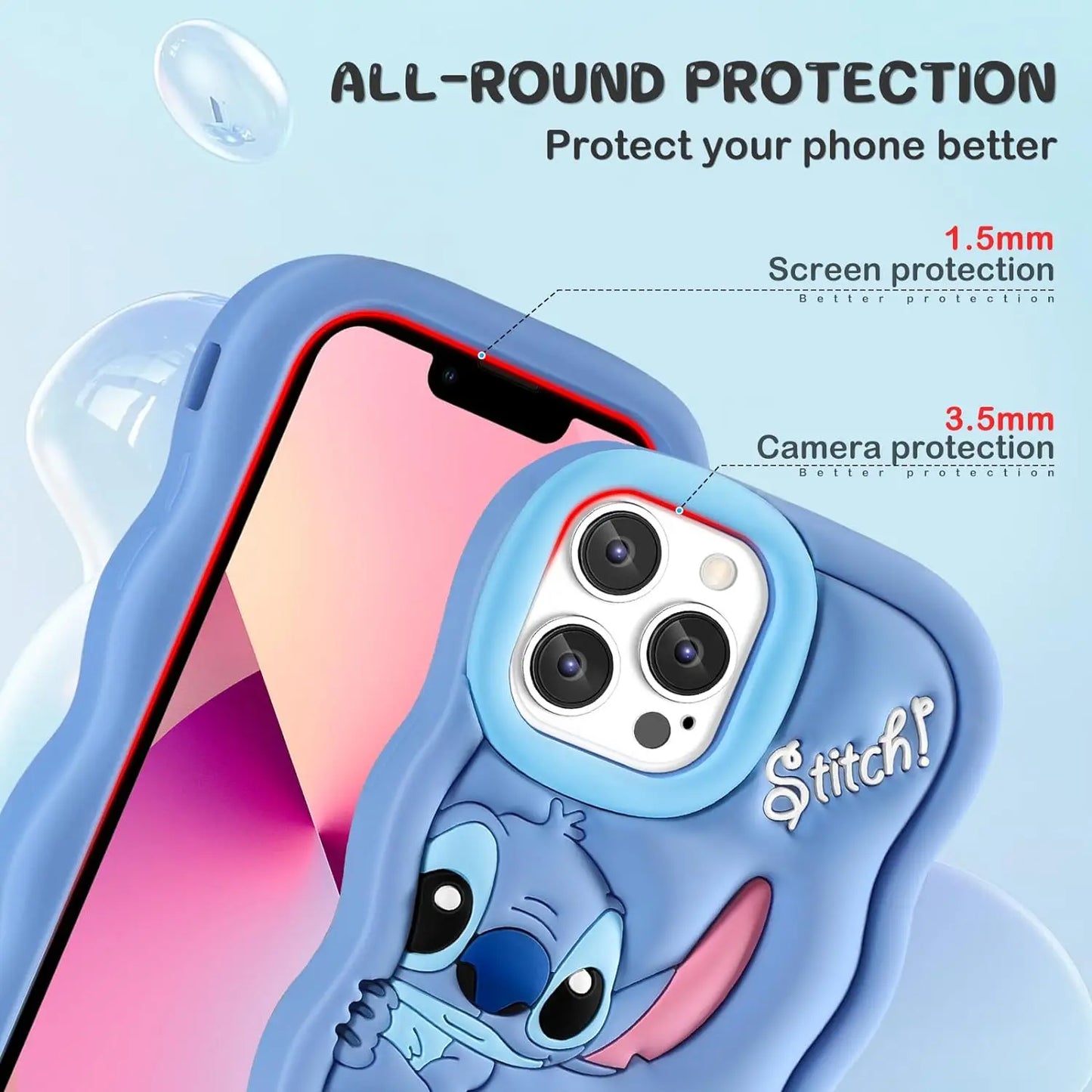 Silicone Wave Stitch Soft Cover Case For iPhone 15 14 13 12 11 Pro Plus mini Max Xs XR 6 7 8 SE